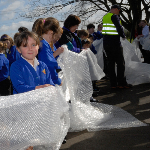 Bramley Primary School Guiness World Record Attempt 2012